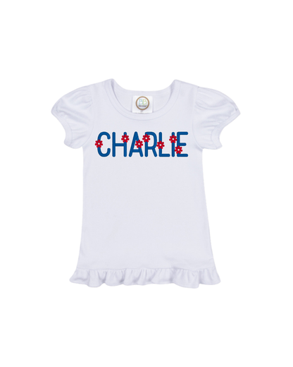Girls Patriotic Tshirt