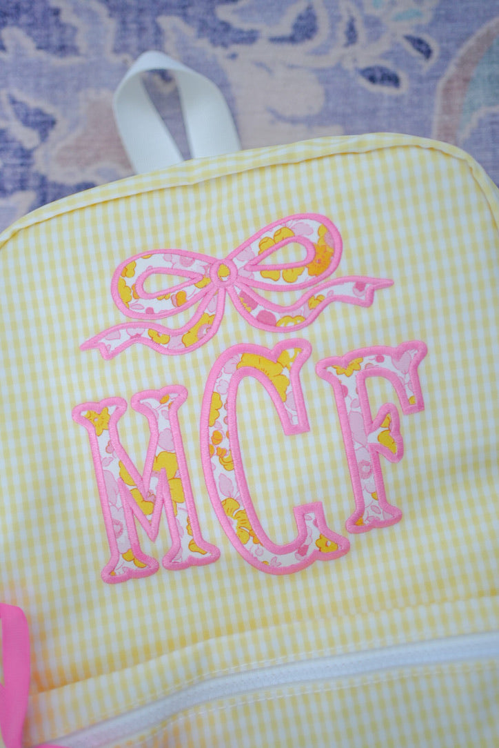 TRVL Backpacker - Gingham Buttercup