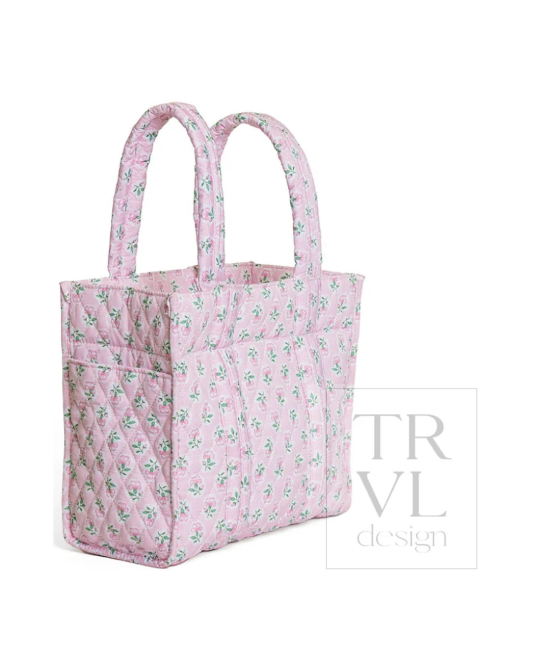 TRVL Quilted Mini Go Go Tote - Petite Fleur Pink