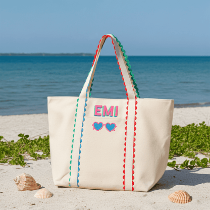 Ame & Lulu - Colorful Beach Tote