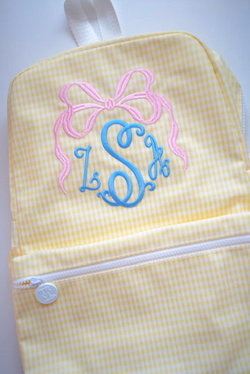 TRVL Backpacker - Gingham Buttercup