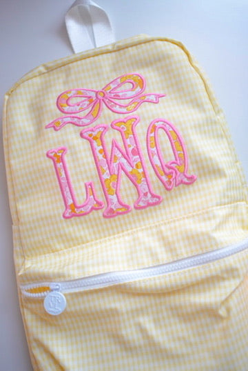TRVL Backpacker - Gingham Buttercup