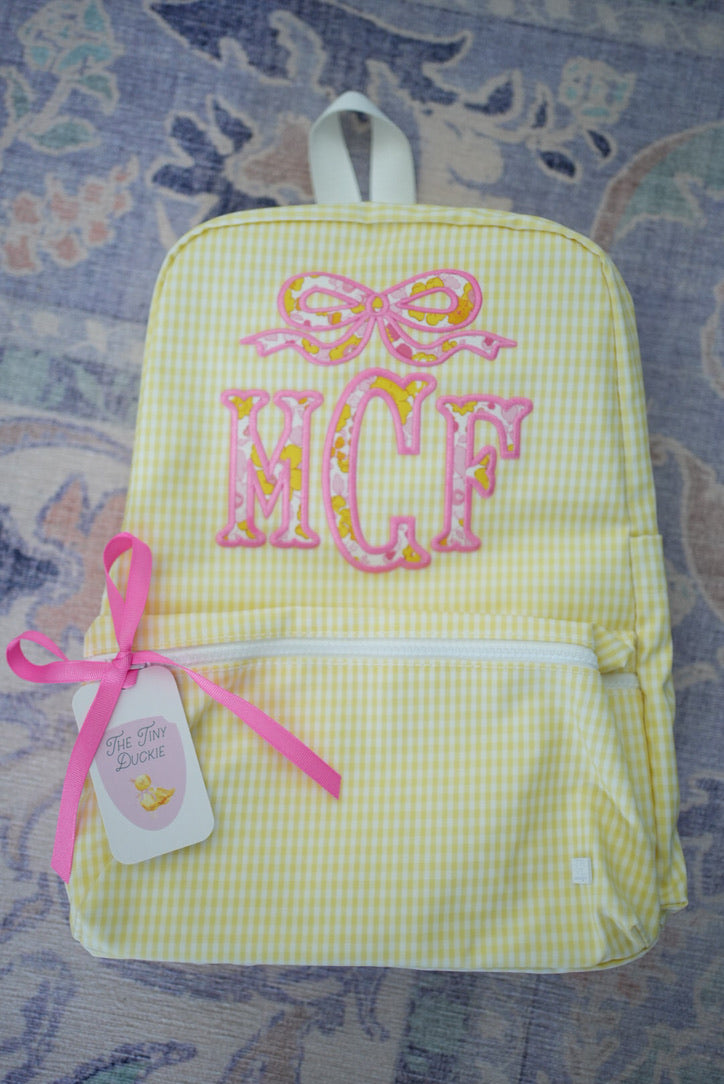 TRVL Backpacker - Gingham Buttercup