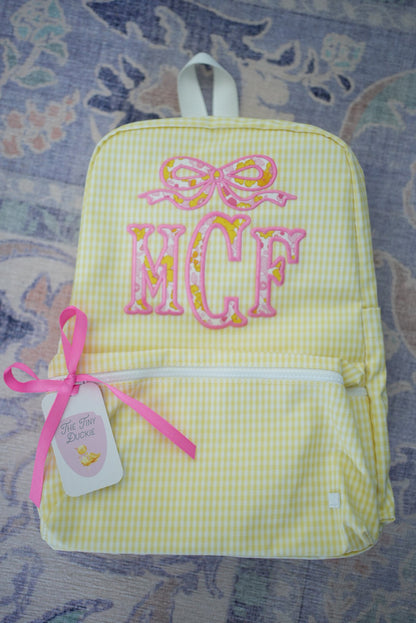 TRVL Backpacker - Gingham Buttercup