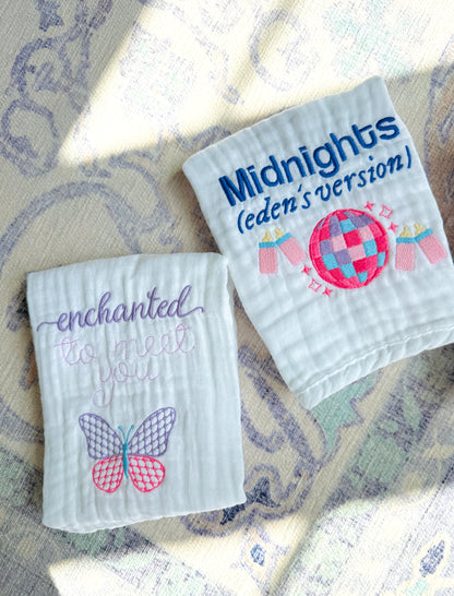 Taylor Swift themed Burp Cloth Bundle