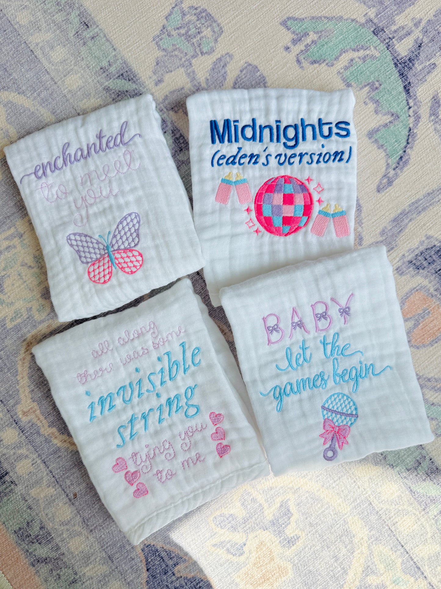 Taylor Swift themed Burp Cloth Bundle