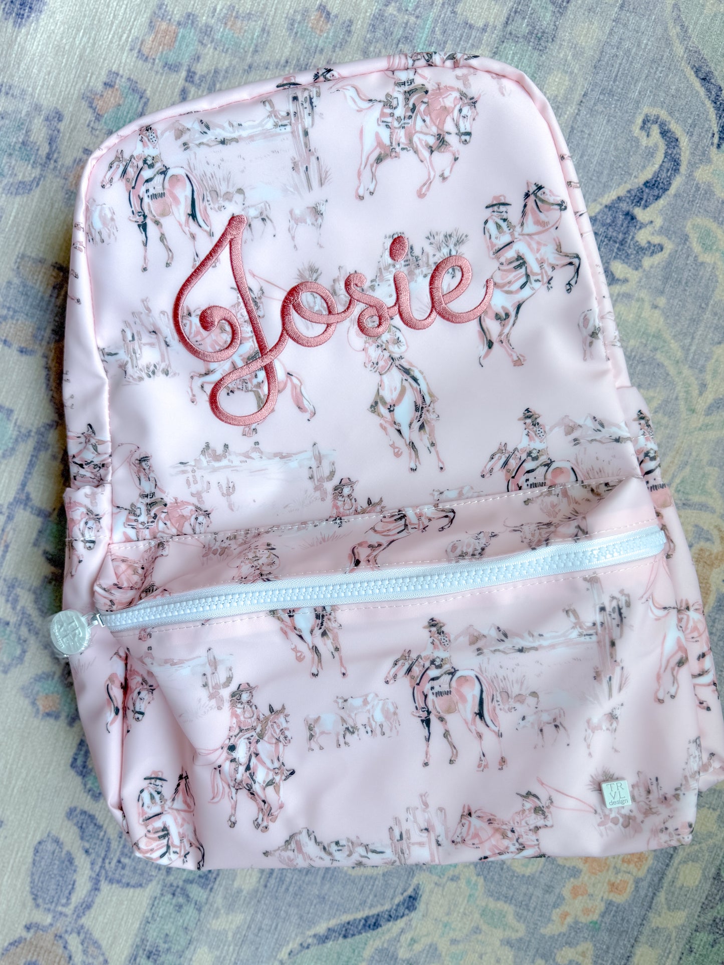 TRVL Backpacker - Cowgirl Toile