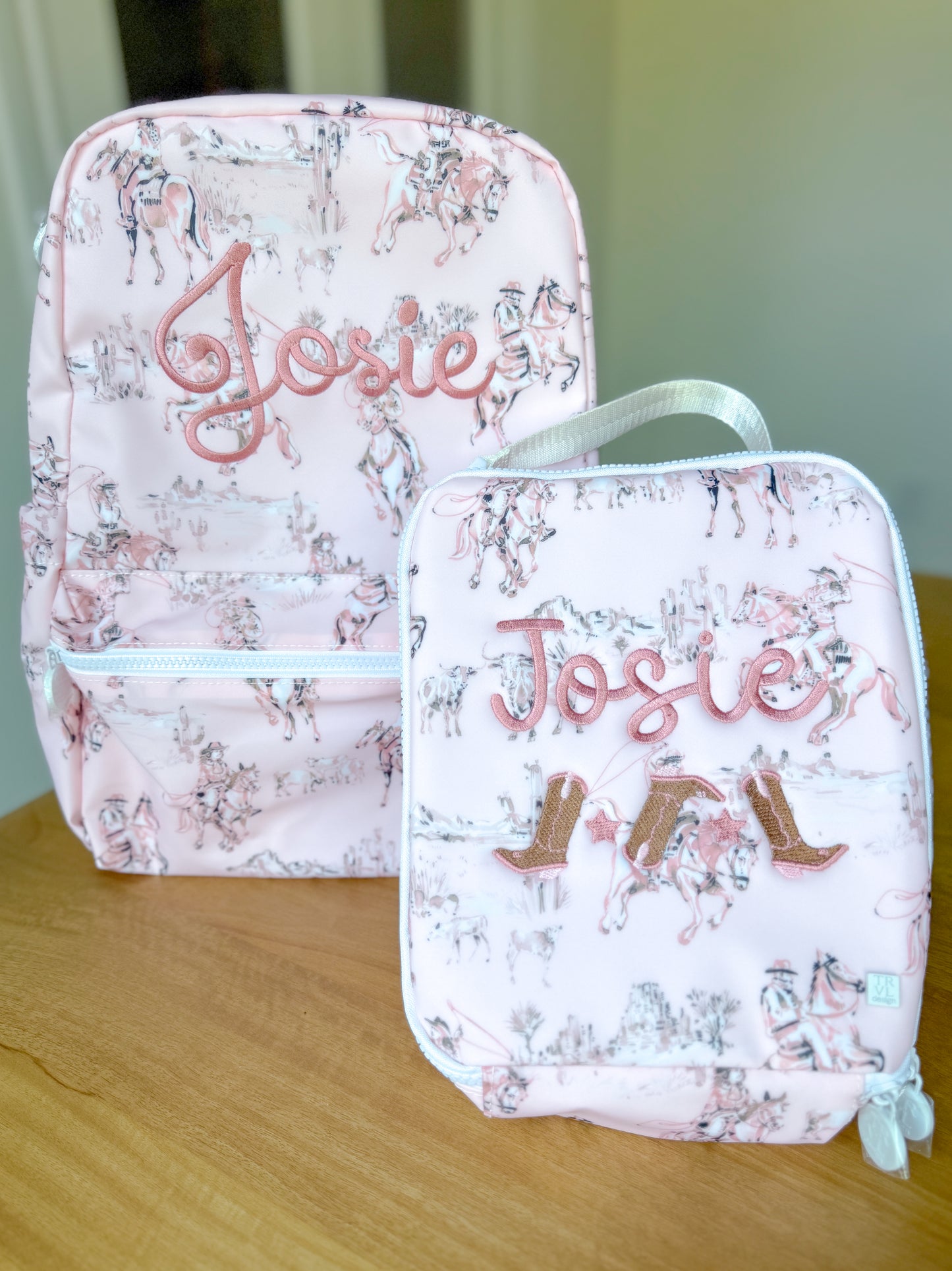 TRVL Backpacker - Cowgirl Toile