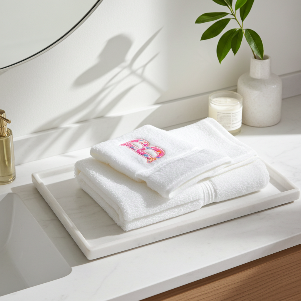 Monogrammed Hand Towels
