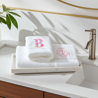 Monogrammed Hand Towels