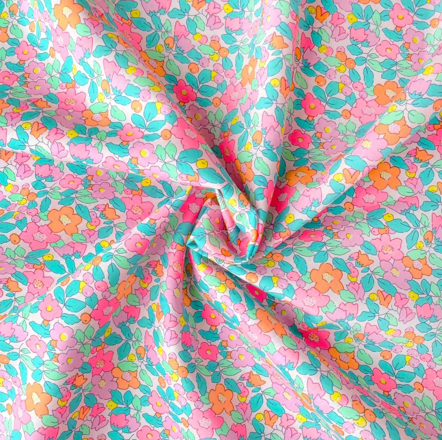 Liberty of London Betsy Berry Neon Delight fabric